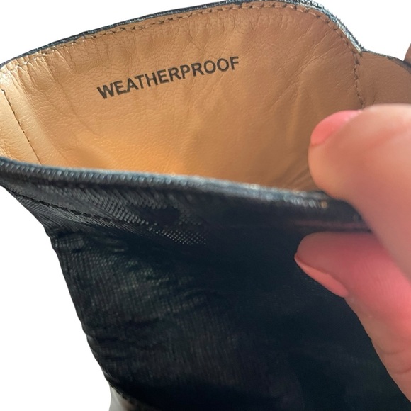 Ron White Tiffany Weatherproof Camo Combat Boots Green Black Calfskin Size 40 - Picture 8 of 10